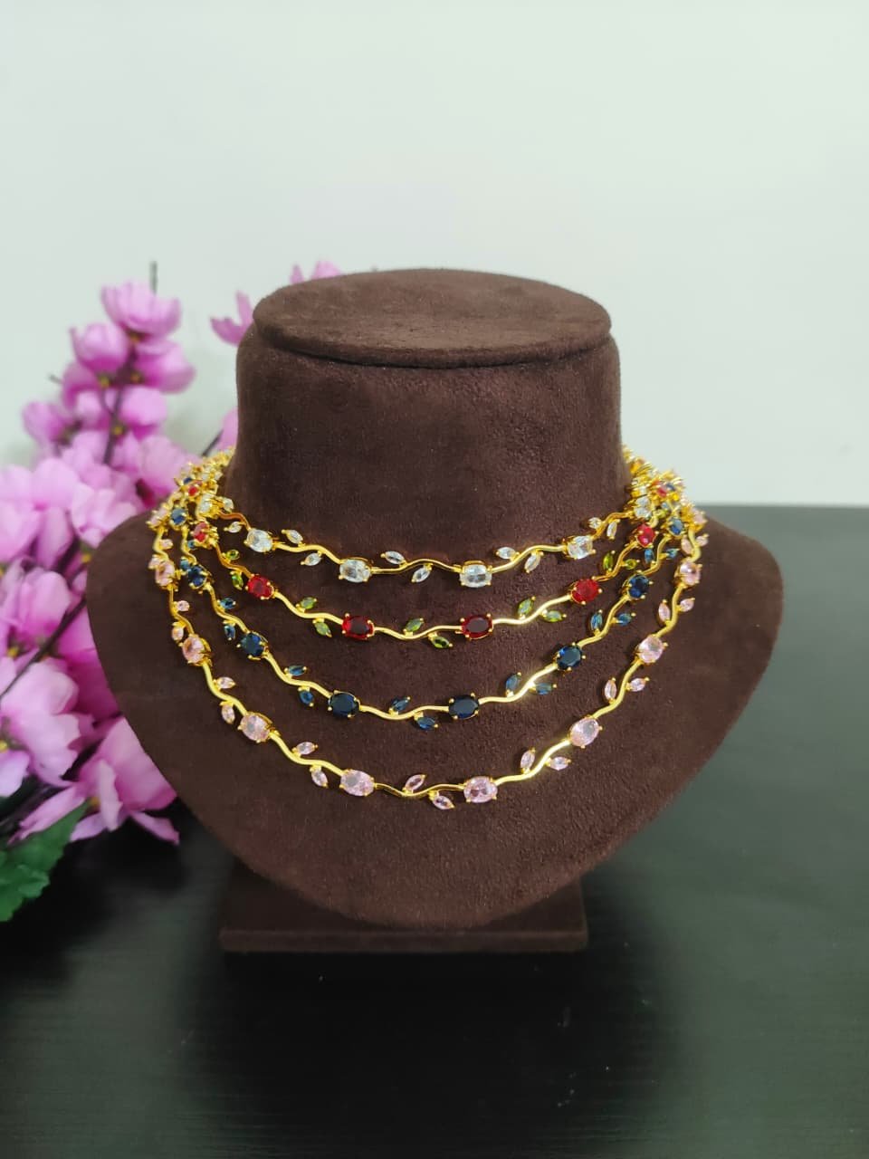Anti tarnish Tulip necklace