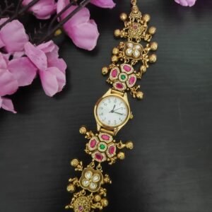 Heritage Ghunghroo watch with white dial