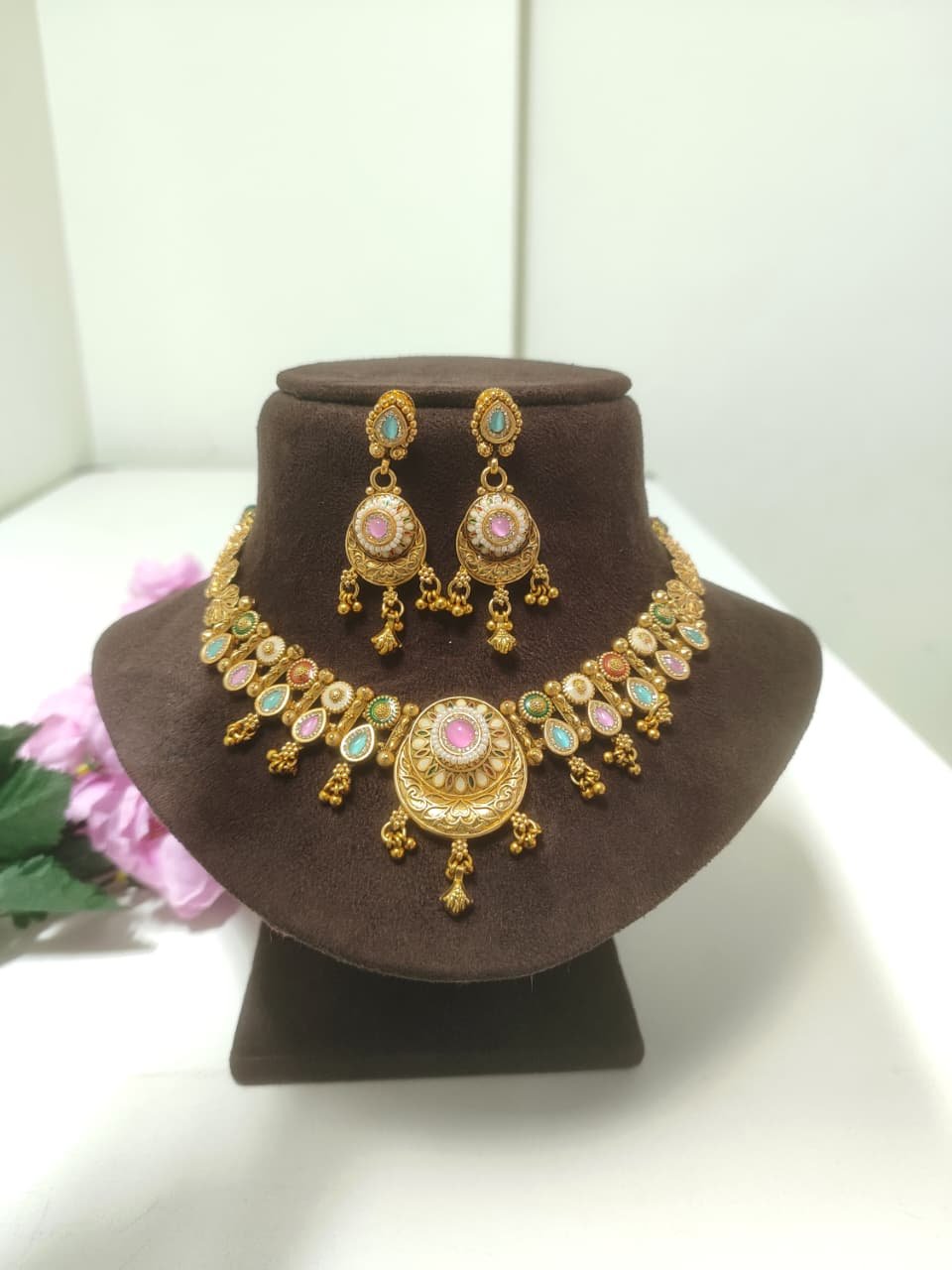 Rajwadi necklace set - Image 2