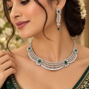 American diamond necklace set