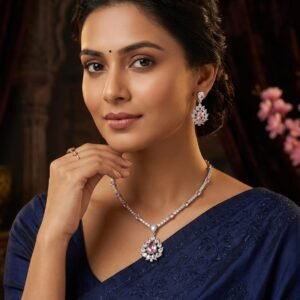 American diamond necklace set - 2